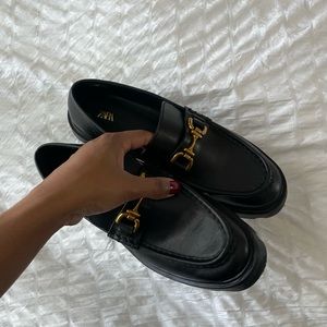 Zara Lug Sole Loafers